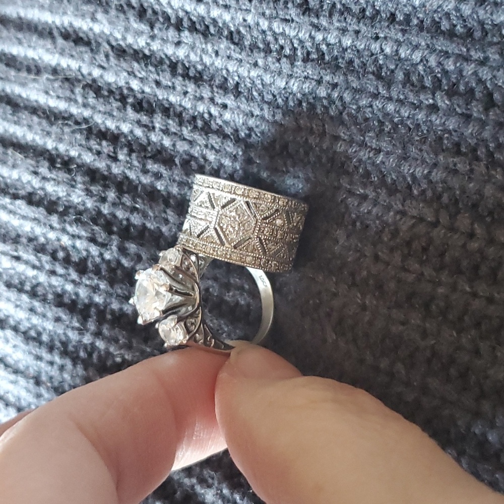 925 Wedding set . Czs